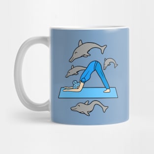 Yoga Dolphin Pose Mug